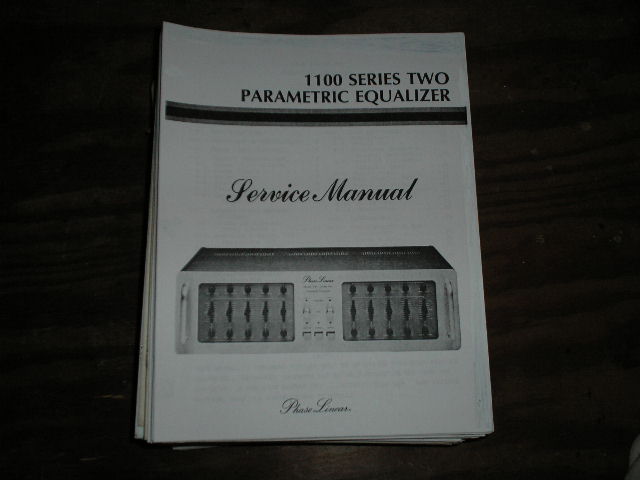 Model 1100 Series Two 2 Parametric Equalizer Service Manual